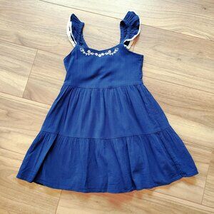 Janie and Jack Embroidered Gauze Sundress Size 6